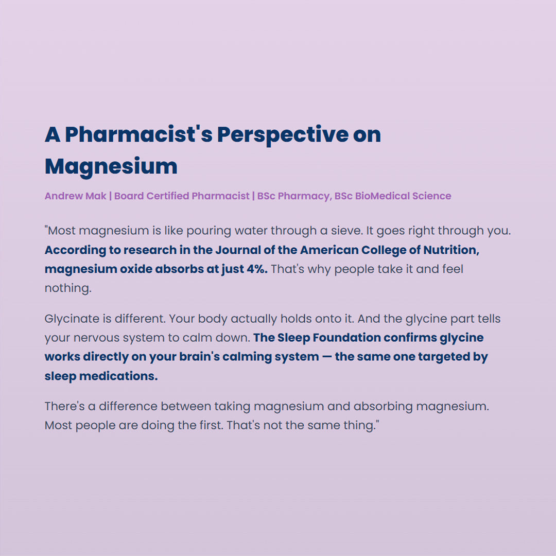 Maggie Magnesium Glycinate - 5 Bottles